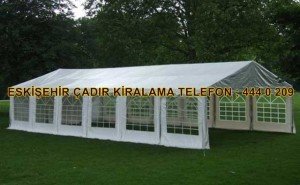 Eskişehir çadır kiralama modelleri