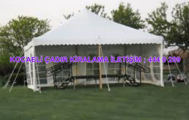 Kocaeli ucuz çadır kiralama çeşitleri