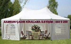 Samsun kiralık Alüminyum Hi-Tech Çadır
