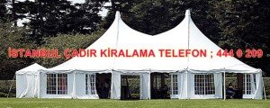 İstanbul Büyük Çadır kiralama